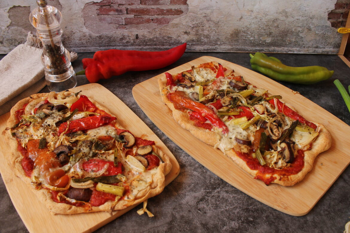 Gemüse-Pizza