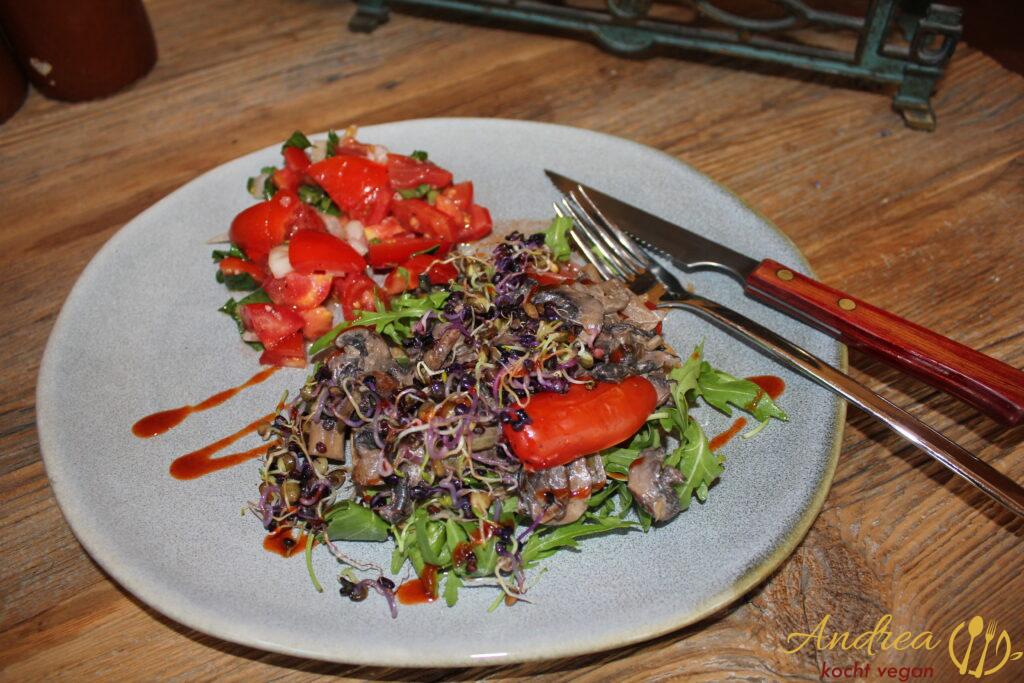 Lauwarmer Schwammerlsalat