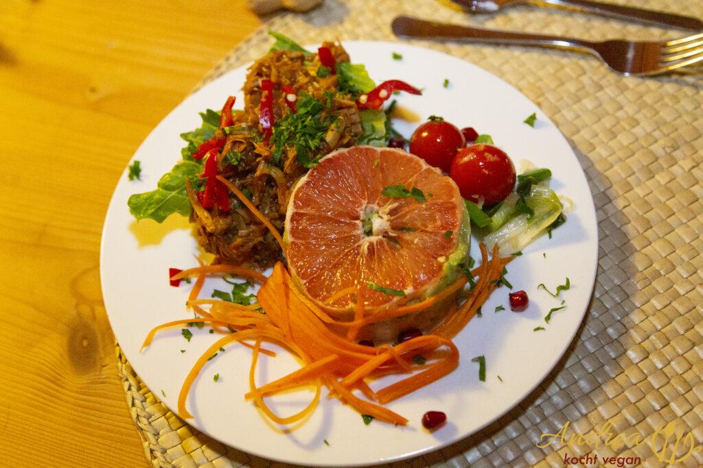 Jackfruit Geschnetzeltes