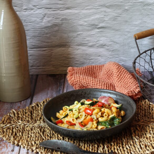 Spaghetti mediterran - Andrea kocht vegan